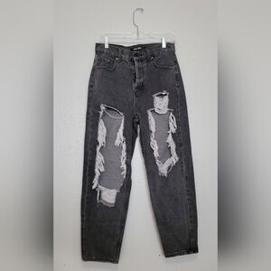 Blue Savvy Distressed Denim Jeans